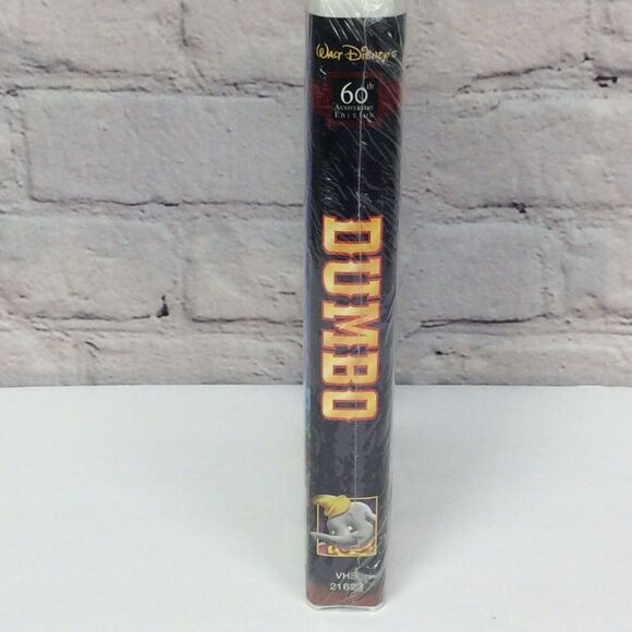 "Dumbo" Walt Disney's 60th Anniversary Edition Clamshell 2001 VHS #21623 NIP - Picture 2 of 7